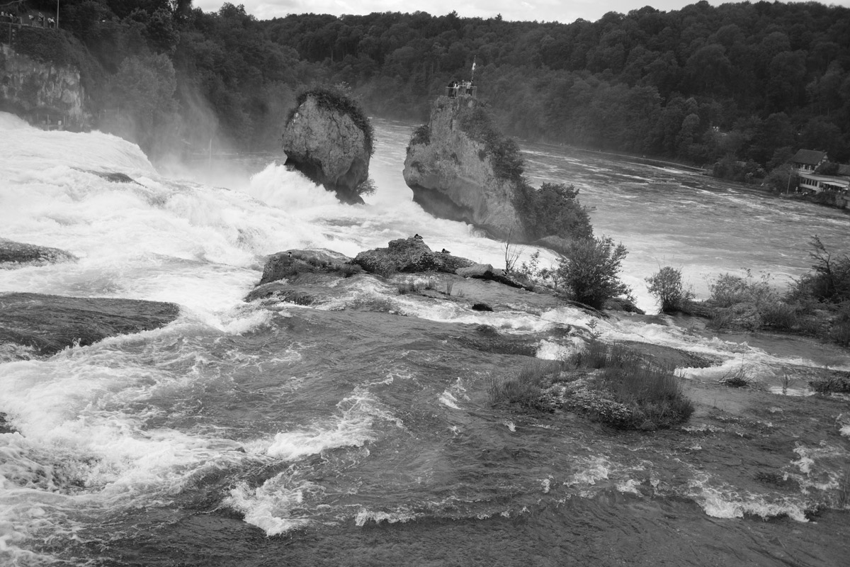 die plattentektonik, gletschermoräne und der rheinfall 